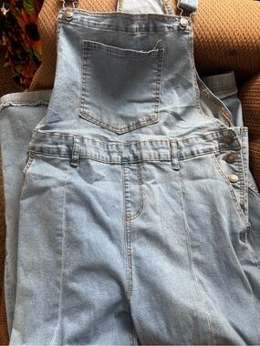 Amazon Light Blue Denim Women's Overalls Jeans